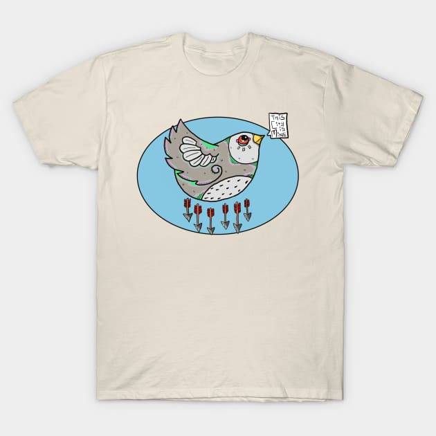 Pigeon T-Shirt by Grumble 